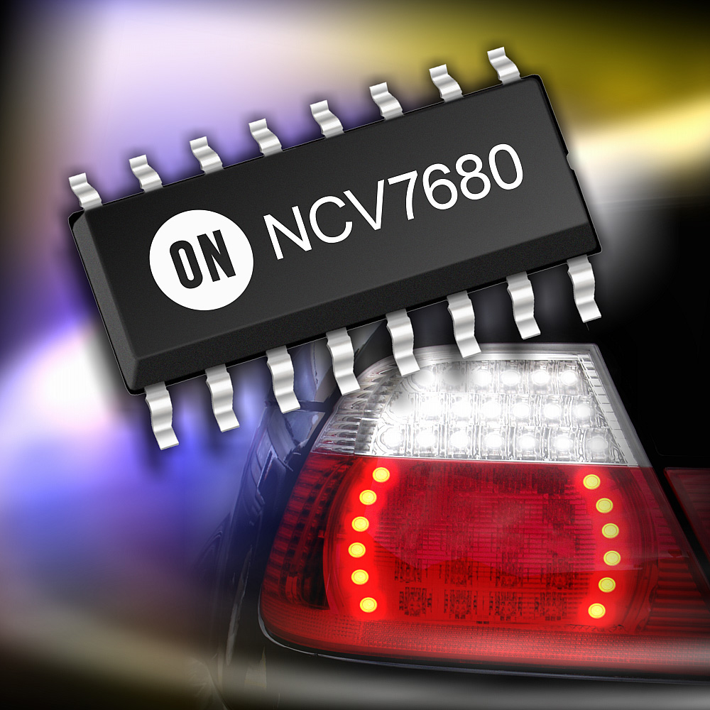 安森美半導體(ON Semiconductor)推出新的線性穩(wěn)流及控制器NCV7680