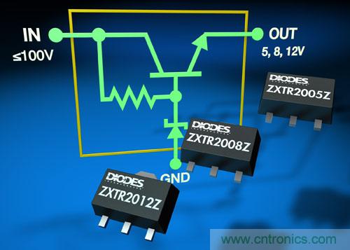  Diodes全新集成高壓穩壓器晶體管，顯著提升功率密度和減少器件數量