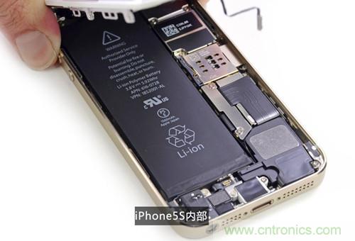 土豪金iPhone 5S拆解：內部結構升級，維修難度增加