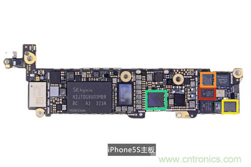 土豪金iPhone 5S拆解：內部結構升級，維修難度增加