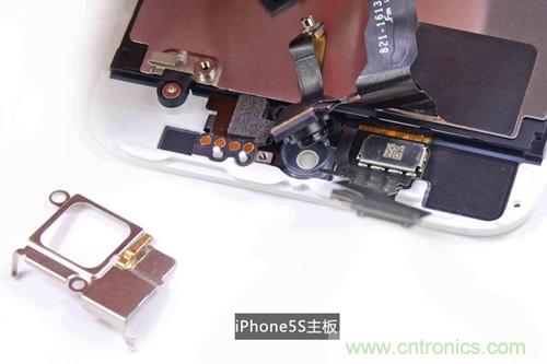 土豪金iPhone 5S拆解：內部結構升級，維修難度增加