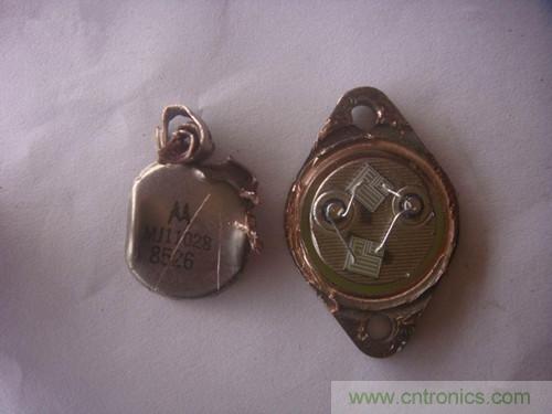 暴力拆解對比:進口金封三極管VS國產金封三極管