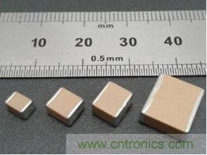 StackiCap的各規格產品尺寸:1812,2220,2225和3640