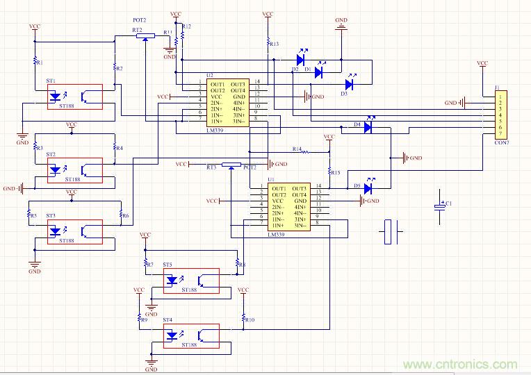 重磅推薦:黑白循跡小車(chē)的電路設(shè)計(jì)