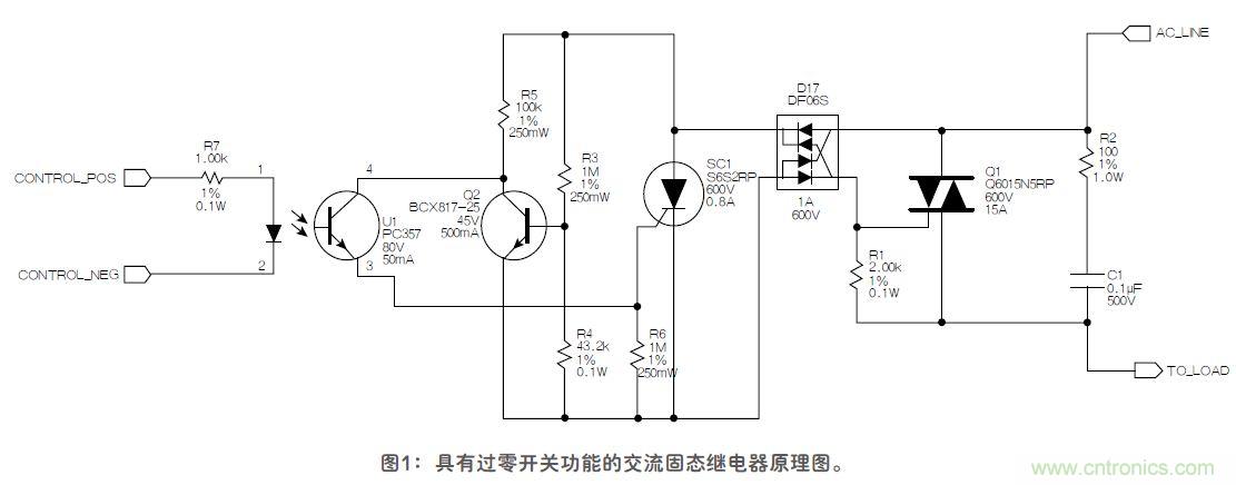 這款固態(tài)繼電器,具有過零開關(guān)功能?
