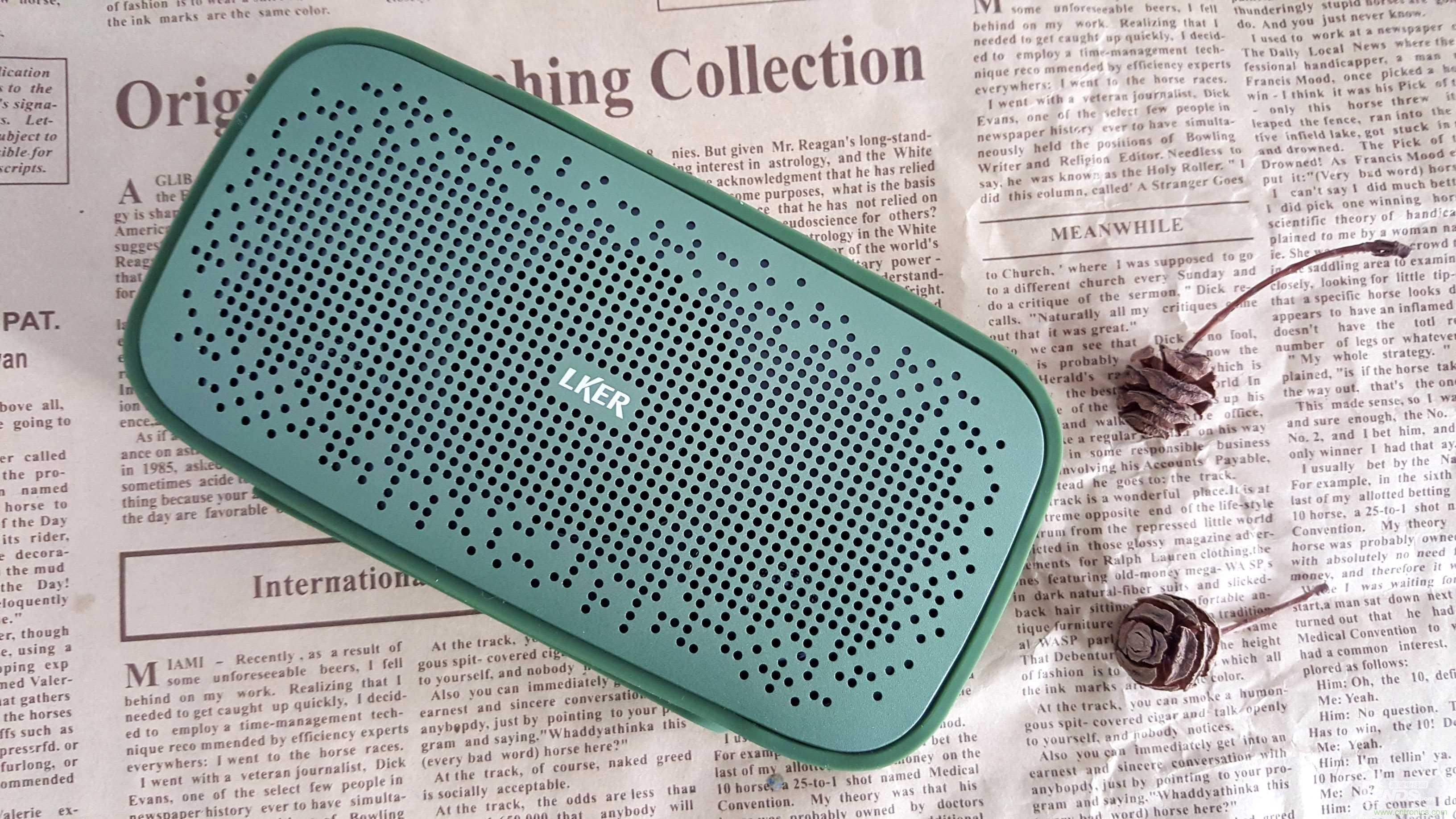 搞怪“美人魚”盡享靈克藍(lán)牙音箱的天籟之音!