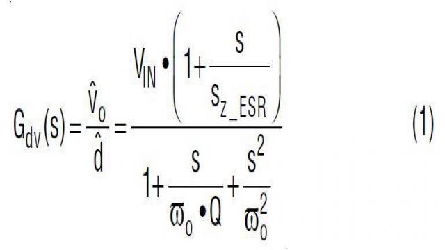 開關模式電源的建模和環路補償設計