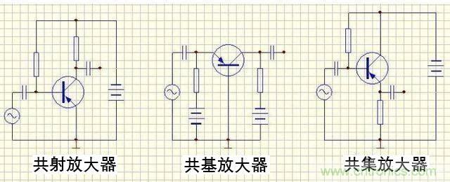 什么是共集、共基、共射放大器?如何分辨3類放大器
