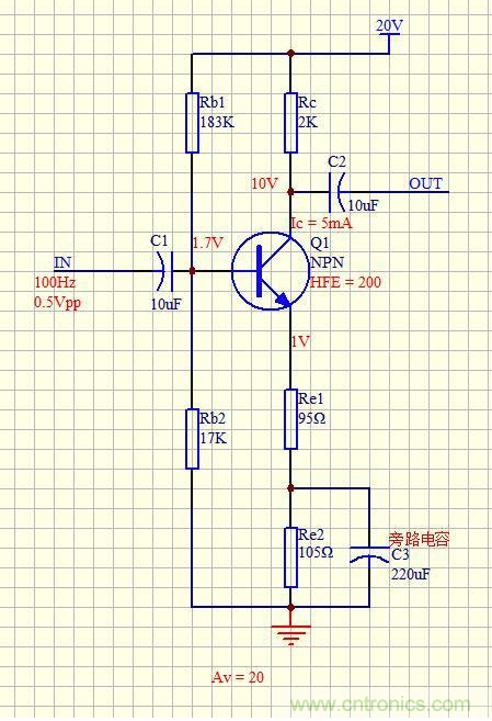 模擬電路難度最大:三極管共射極放大電路 模擬電路難度最大:三極管共射極放大電路