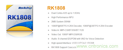 年終案例匯總！2019年瑞芯微AI芯片三大應用場景盤點