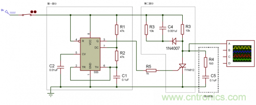 使用緩沖電路的晶閘管 使用緩沖電路的晶閘管