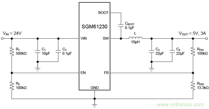 圣邦微電子同步降壓轉換器SGM61230,為抗擊極限過載而生