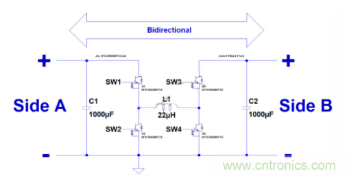如何用碳化硅MOSFET設計雙向降壓-升壓轉換器? 如何用碳化硅MOSFET設計雙向降壓-升壓轉換器?