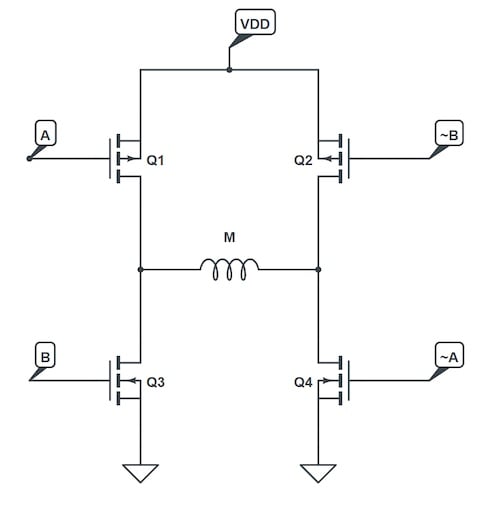 使用互補PWM、擊穿和死區時間的 H 橋直流電機控制 使用互補PWM、擊穿和死區時間的 H 橋直流電機控制