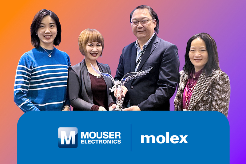 七連冠!貿(mào)澤電子蟬聯(lián)Molex亞太區(qū)年度電子目錄代理商大獎 七連冠!貿(mào)澤電子蟬聯(lián)Molex亞太區(qū)年度電子目錄代理商大獎